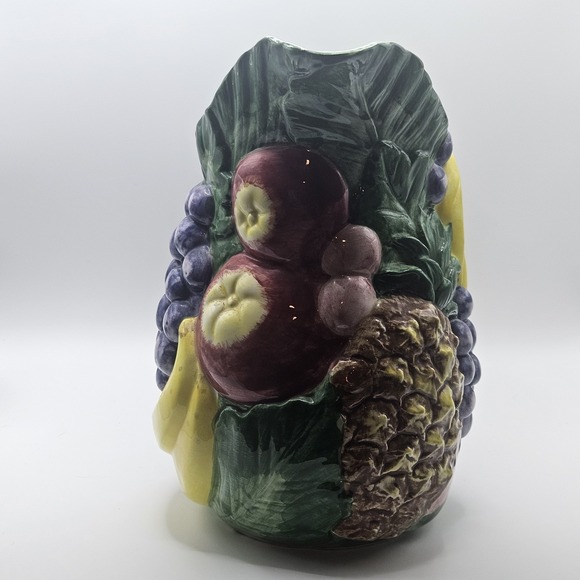 Vintage RARE Fitz & Floyd Large Fruit Pitcher‎ 1988 1 3/4 QT - Picture 3 of 7